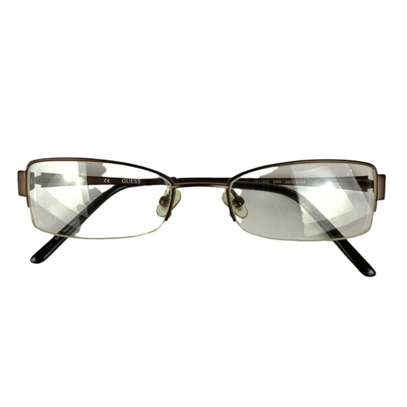 Guess Eyeglasses Frames Half Rim GU 1482 Brown Mocha 50 19 135 - Picture 10 of 10